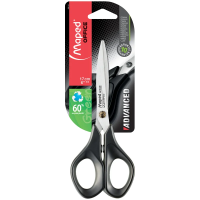 Ножницы Maped Advanced Green 17см, черные, 496110