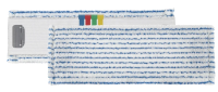 Моп Soft Striat TTS,  крепление Uni System,  микрофибра,  белый в синию полоску,  40 см, 0000E410B