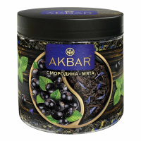Чай Akbar Смородина-мята, черный, листовой, 100г