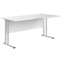 Стол прямой Skyland Imago-M CA-1M, эргономичный, правый, белый, 1600х900х755мм