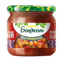 Печеная фасоль Бондюэль со сладким перцем, 350мл