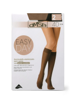 Гольфы женские Omsa Gambaletto Easy Day 40 den светлый телесный 2 пары, размер 3-4