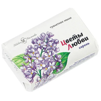 Мыло туалетное Невская Косметика сирень, 90г