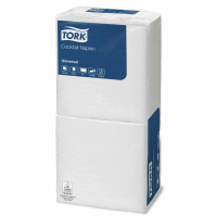Салфетки бумажные Tellus (tork) Universal 24х24см, 500шт, 1 слой, белые, 509517