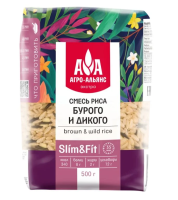 Рис Агро-Альянс Экстра смесь бурого и дикого, 500г