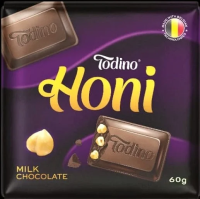 Шоколад Todino Honi молочный с фундуком, 60г
