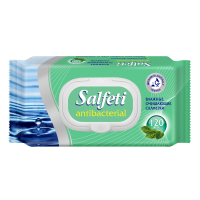 Салфетки влажные Salfeti антибактериальные, 120шт