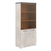 Шкаф высокий Skyland Torr THC 85.2, дуб каньон, 854х452х1968мм, комбинированный, с топом