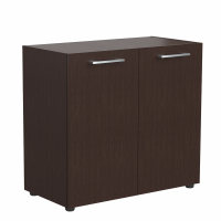 Шкаф низкий Skyland Torr-Z TLC 85.1, венге магия, 854х452х833мм, с малыми дверьми, с топом