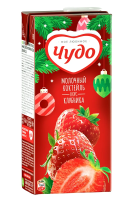 Молочный коктейль Чудо 2% клубника, 960г