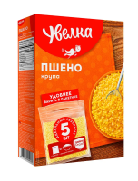 Пшено Увелка шлифованное в пакетах для варки 5шт, 400г
