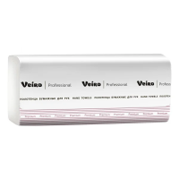 Бумажные полотенца Veiro Professional Premium H3, 3 слоя, V-сложение, 200лист, белые, 15 пачек, KV311