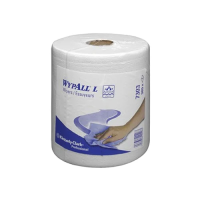 Протирочные салфетки Kimberly-Clark WypAll L20 для сильных загрязнений, 300 листов, 42,5х18,5см, белые, 7303