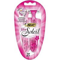 Бритва одноразовая женская BIC Miss Soleil 3 лезвия увлажняющая полоска, 2 шт