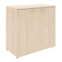 Шкаф низкий Skyland Wave WLC 85.1, бук тиара, 856х432х814мм, с глухими малыми дверьми, с топом