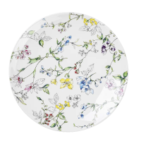 Тарелка десертная Domenik Wild botanicals фарфор цветочный принт, 19см