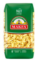 Макаронные изделия Makfa Петушиные Гребешки, 450г