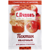 Пектин С.Пудовъ яблочный для джема и варенья, 10г