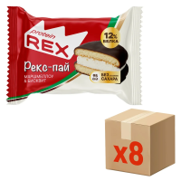 Печенье ProteinRex рекс-пай маршмеллоу и бисквит без сахара, 30г x 8 шт