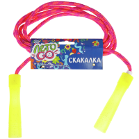 Скакалка 1Toy с пластиковыми ручками, 2.2м