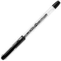 Ручка гелевая Bic Gelocity Stic черная, 0.5мм, прозрачный корпус