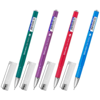 Шариковая ручка Brauberg Oxet Color синяя, 0.35мм, корпус ассорти