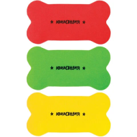 Стиратели магнитные для магнитно-маркерной доски ЮНЛАНДИЯ 'Косточка', 55х110 мм, КОМПЛЕКТ 3 ШТ., ассорти, 237503