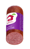 Колбаса Мясной дом Бородина Сервелат финский варено-копченый срез, 320г