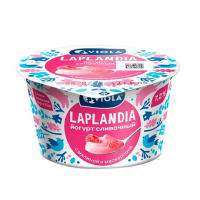 Йогурт Viola Laplandia малина и маскарпоне, 7.2%, 180г