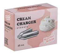 Баллон для сифона для взбивания сливок Master Whip N20, 10шт