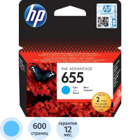 Картридж струйный Hp 655 CZ110AE, голубой