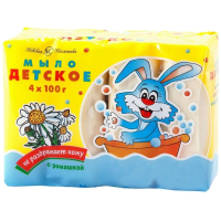 Мыло туалетное Невская Косметика ромашка, 100г, 4шт/уп