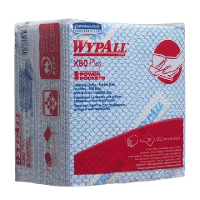 Протирочные салфетки Kimberly-Clark WypAll Х80 Plus, 30шт, 35х34см, синие, 19139