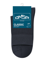 Носки мужские Omsa Classic хлопок-полиамид темно-серые размер 42-44