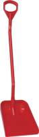 Гигиеничная лопата Vikan 1310мм, 380x340x90мм, эргономичная, красный, 56014