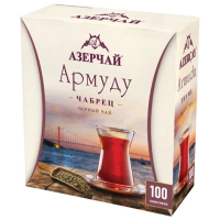 Чай Азерчай Армуду Чабрец, черный, 100 пакетиков