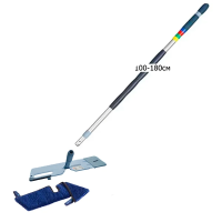 Швабра Vileda Professional СВЕП, моп Дуо Интерио 35см, телескопическая ручка 100-180см