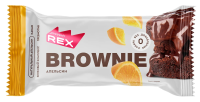 Пирожное ProteinRex Брауни апельсин без сахара, 50г