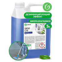 Дезинфицирующее чистящее средство Grass Deso С10 5кг, 125191