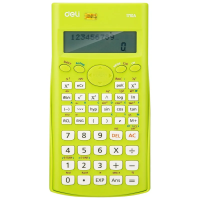 Калькулятор инженерный Deli E1710A 10 разрядов, зеленый, для ЕГЭ