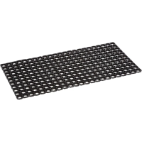 Коврик входной резиновый Luscan Professional 50x100х1,6 см черный