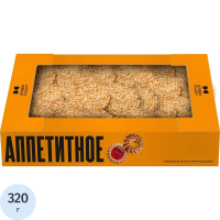 Печенье сдобное Деловой Стандарт с кунжутом, 320г