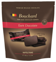 Мини-шоколад Bouchard Napolitains темный 72%, 150г