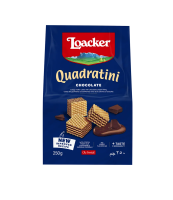 Вафли Loacker Квадратини Шоколад, 250г