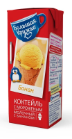 Коктейль молочный Большая кружка банан-мороженое 3%, 200мл