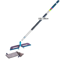 Швабра Vileda Professional СВЕП Про, моп Сингл МикроПлюс 50см, телескопическая ручка 100-180см