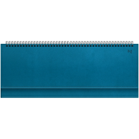 Планинг недатированный, 56л., 330*130мм, BG, кожзам 'Winner. Dark teal', бирюзовый