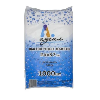 Пакеты фасовочные Идеал 24x37см, 7мкм, 1000шт/уп