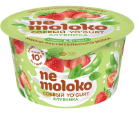Продукт соевый Nemoloko Yo'gurt с клубникой, 130г