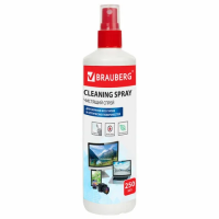 Спрей для чистки экрана и оптики Brauberg Screen Clean 250 мл